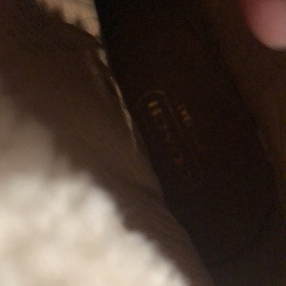 Coach shearling ankle leather boots NWT - Picture 9 of 13